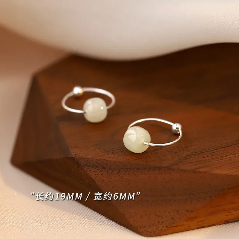 New Chinese Style Versatile Retro Earrings Long Tassel Horse Face Skirt Cheongsam Fashionable Temperament Accessories for Women