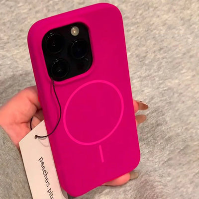 Luxury Liquid Silicone Case For iPhone 16E 16 15 14 Plus 13 12 Pro Max 11 for Magsafe Magnetic Wireless Charging Shockproof Capa