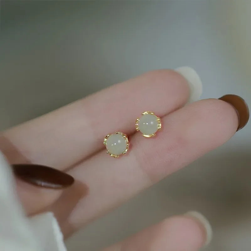 New Chinese Style Versatile Retro Earrings Long Tassel Horse Face Skirt Cheongsam Fashionable Temperament Accessories for Women