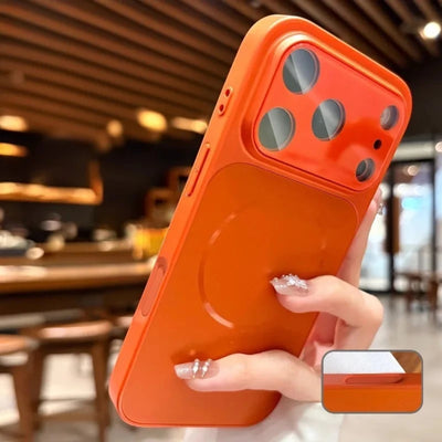 With Camera Control Button Matte Magnetic Magsafe Case For iPhone 17 Pro Max 16 15 14 13 Large Window PC Shockproof Cover