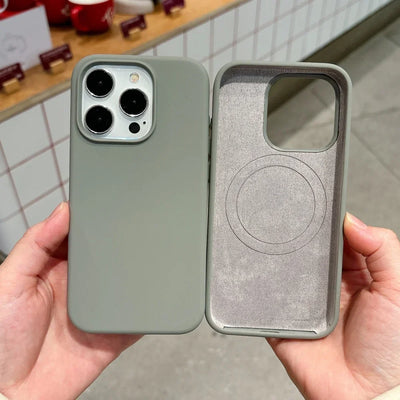 Liquid Original Magnetic For Magsafe Wireless Case for iPhone 17 Air 16 15 14 Plus 13 12 Pro Max Charging Candy Silicone Cover