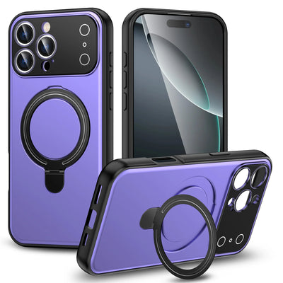 Luxury Folding Magnetic Stand Case For iPhone 17 Air 16 15 14 13 12 11 Pro Max Plus 16E XR For Magsafe Wireless Charging Cover