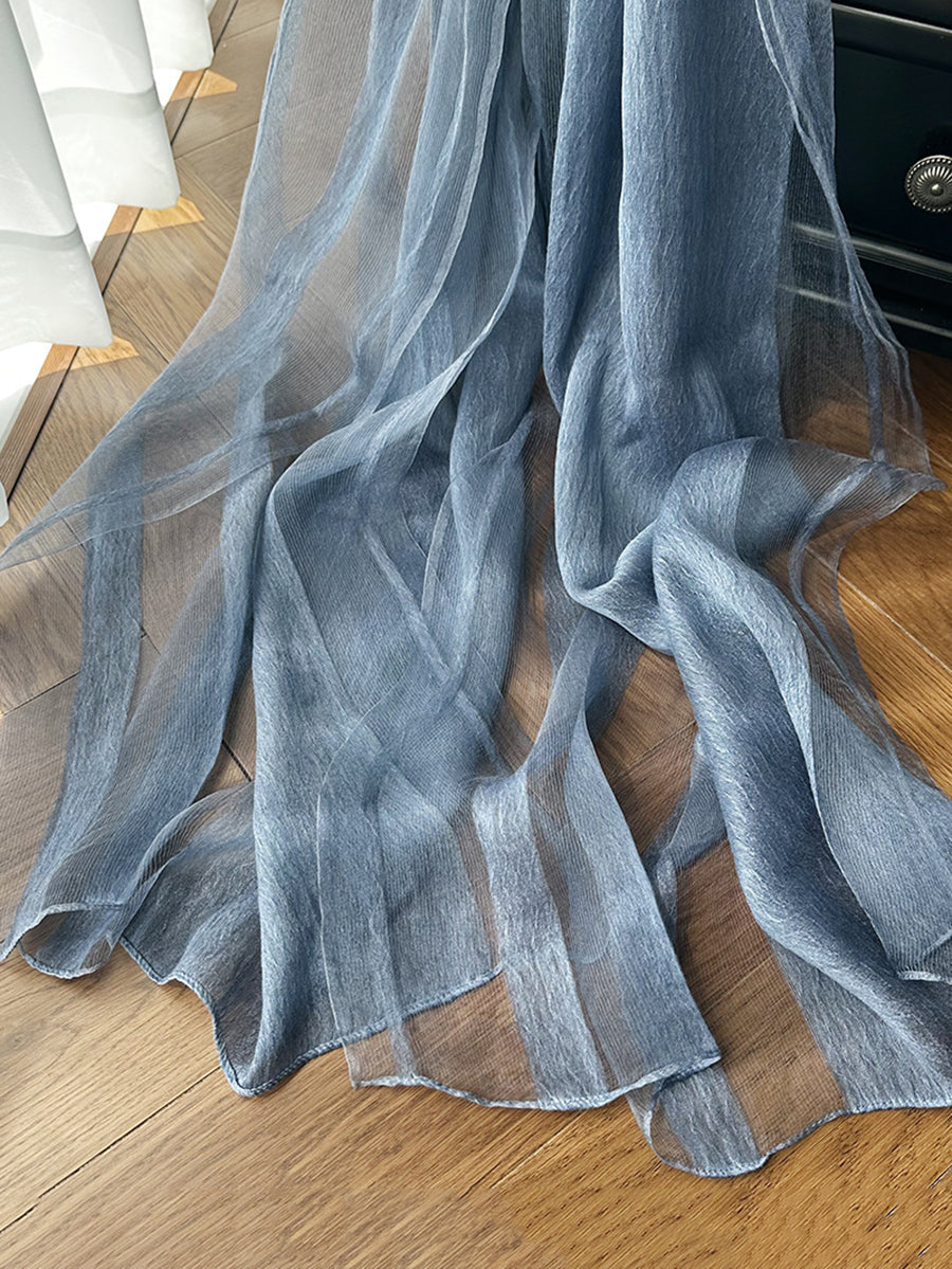 Women Summer Thin Colorblock Shawl Scarf