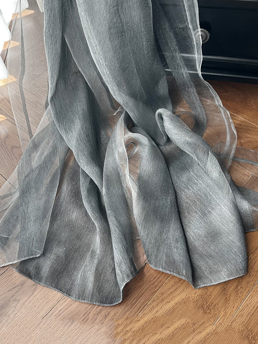 Women Summer Thin Colorblock Shawl Scarf