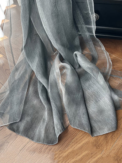 Women Summer Thin Colorblock Shawl Scarf