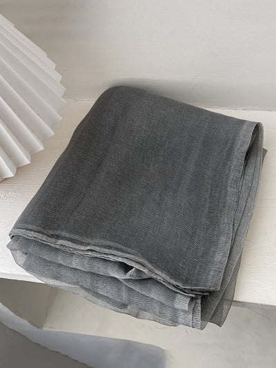 Women Summer Casual Pure Color Shawl Scarf