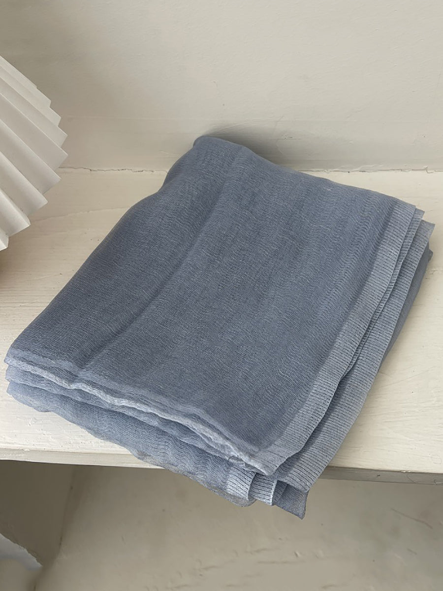 Women Summer Casual Pure Color Shawl Scarf