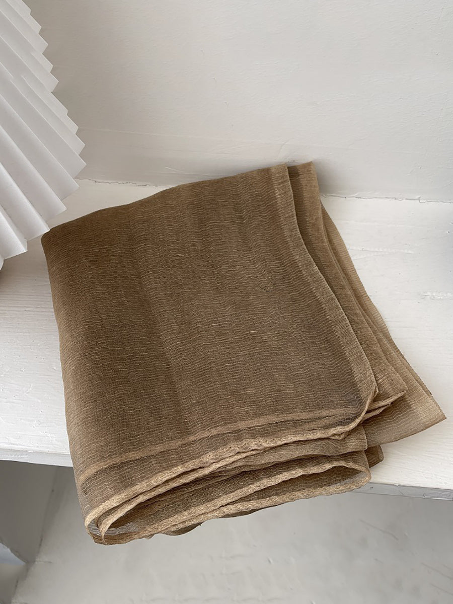 Women Summer Casual Pure Color Shawl Scarf