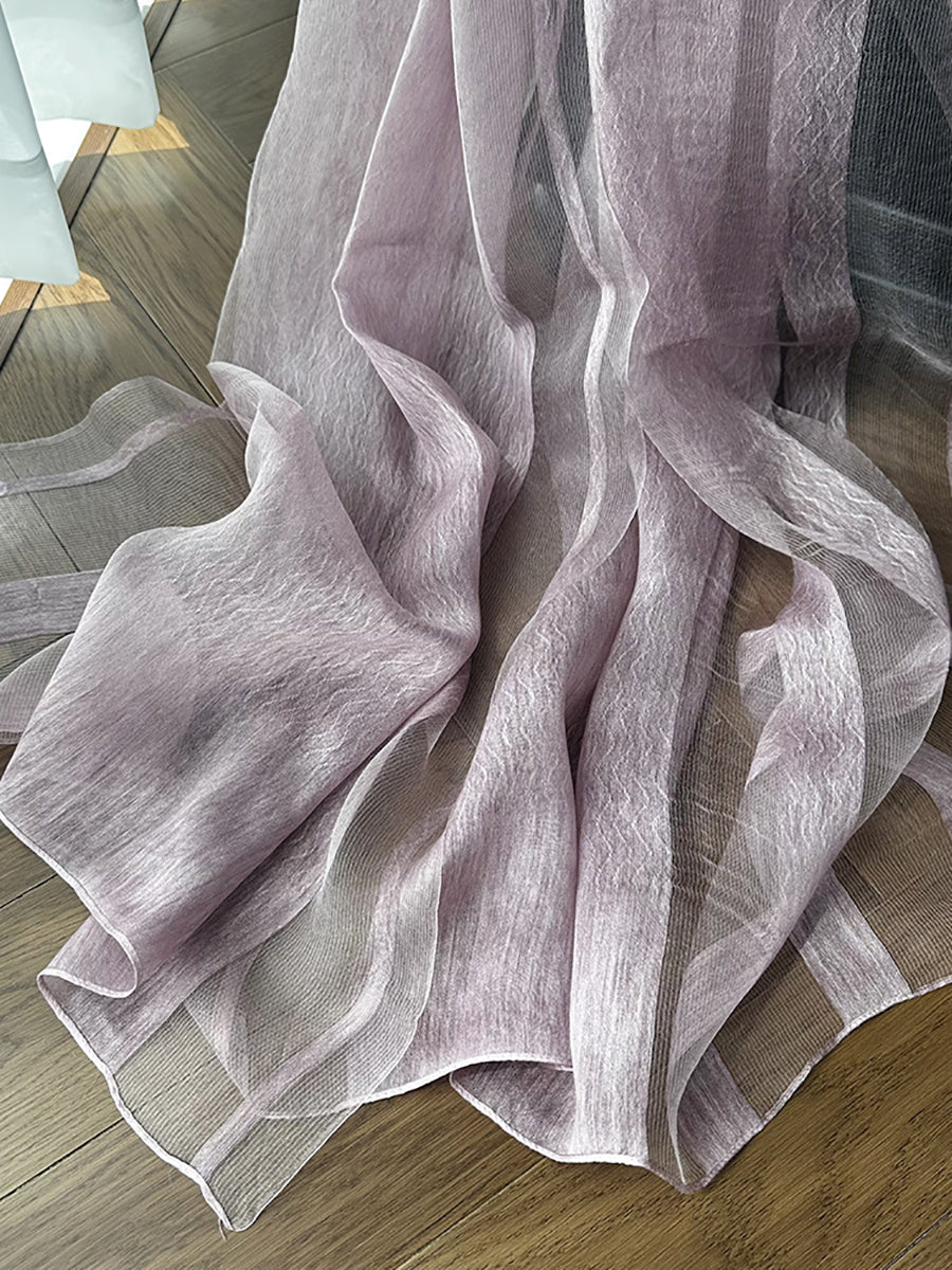 Women Summer Thin Colorblock Shawl Scarf