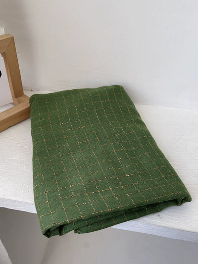 Women Autumn Artsy Plaid Shawl Scarf