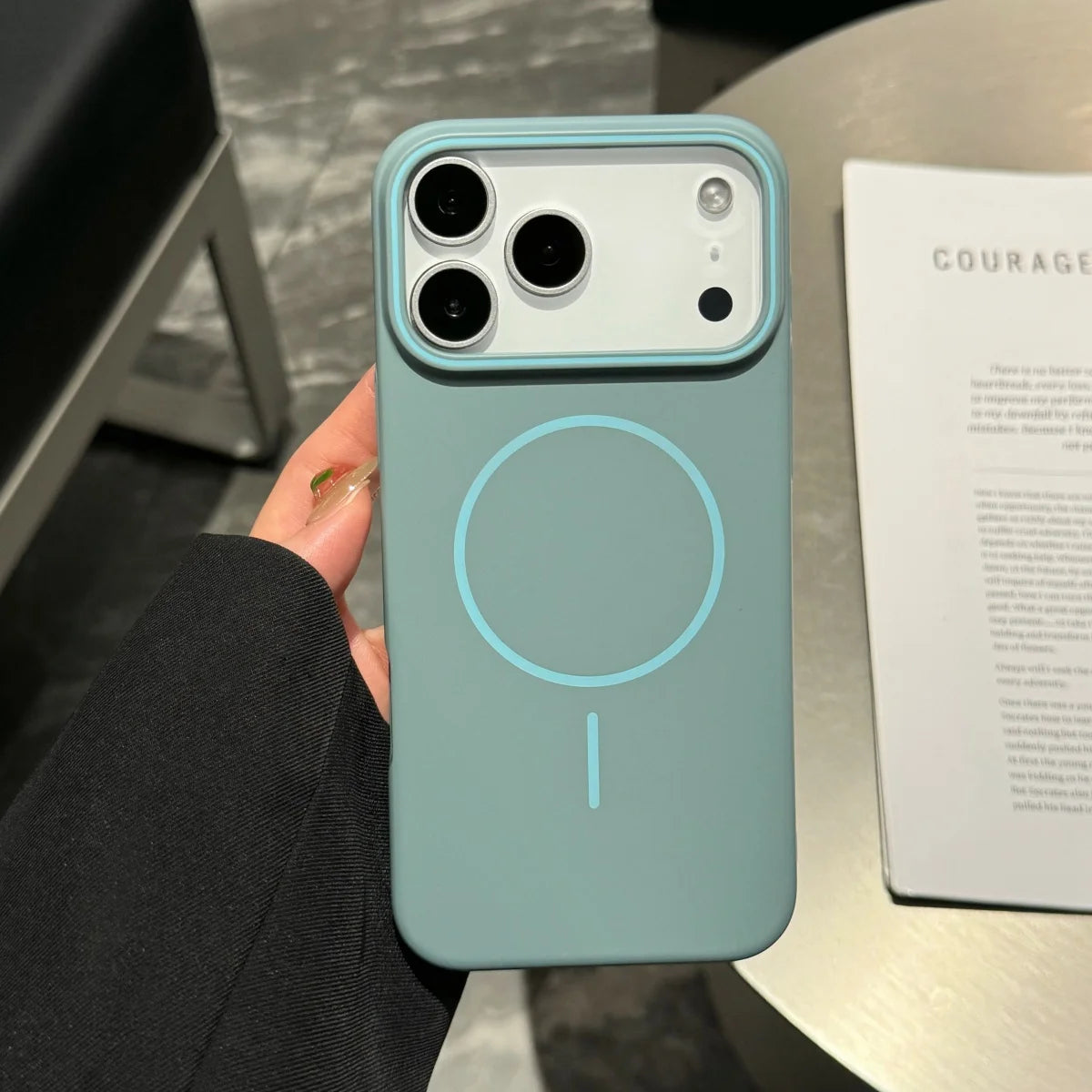 Ultra-thin Frosted Hard PC Magnetic Case For iPhone 17 Air 16 E 15 14 13 12 11 Pro Max Plus For Magsafe Shockproof Bumper Cover