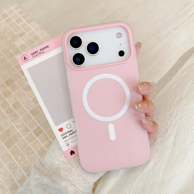 Original Candy Matte Case for iPhone 17 Air 16 15 14 13 12 11 Pro Max Plus 17ProMax Soft Silicone+Hard PC Translucent Back Cover