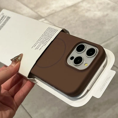 Luxury Liquid Silicone Case For iPhone 16E 16 15 14 Plus 13 12 Pro Max 11 for Magsafe Magnetic Wireless Charging Shockproof Capa