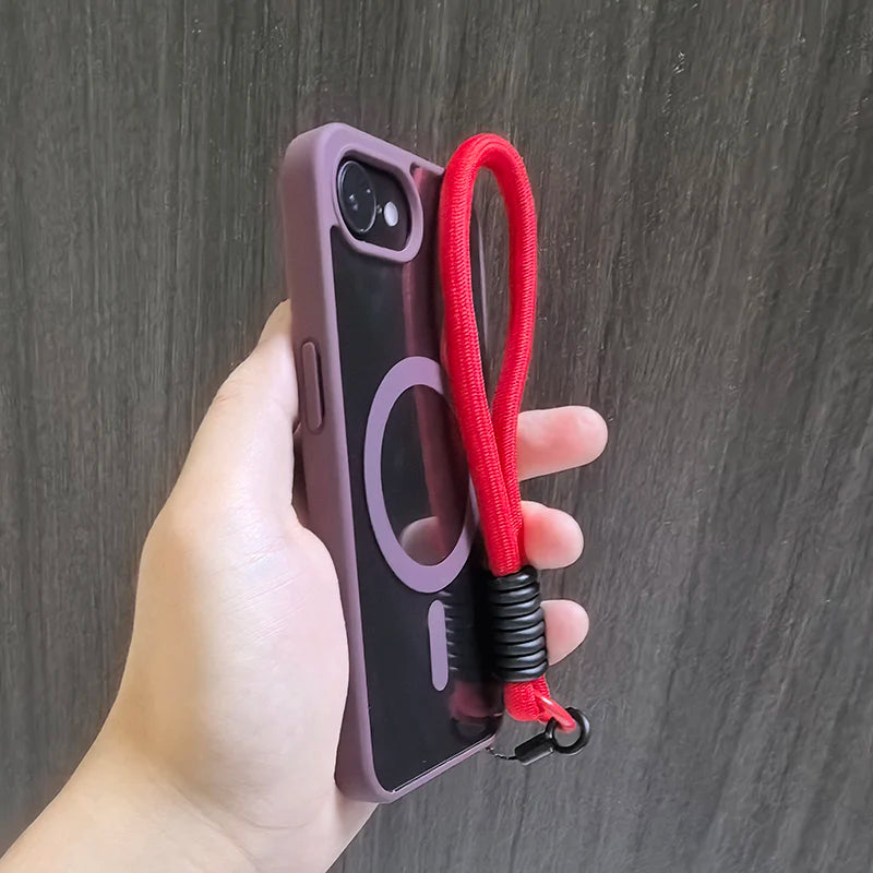 Luxury For Magsafe Transparent Case For iPhone 16E SE4 16 15 14 Plus 13 12 11 Pro Max Magnetic Wireless Charge Shockproof Cover