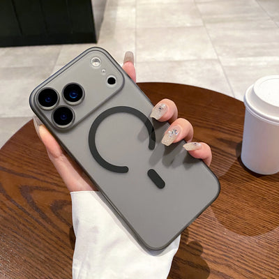 Luxury Ultra Thin Matte Clear For Magsafe Case for iPhone 17 Air 16 15 14 Plus 13 12 11 Pro Max Magnetic Wireless Charge Cover