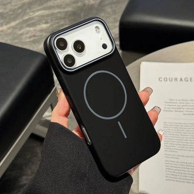 Ultra-thin Frosted Hard PC Magnetic Case For iPhone 17 Air 16 E 15 14 13 12 11 Pro Max Plus For Magsafe Shockproof Bumper Cover