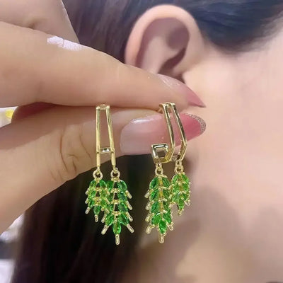 Lymphatic Drainage Earring Lymphatic Magnetotherapy Drop Earrings Magnetherapy Germanium Earrings for Women Weight Loss Jewelry