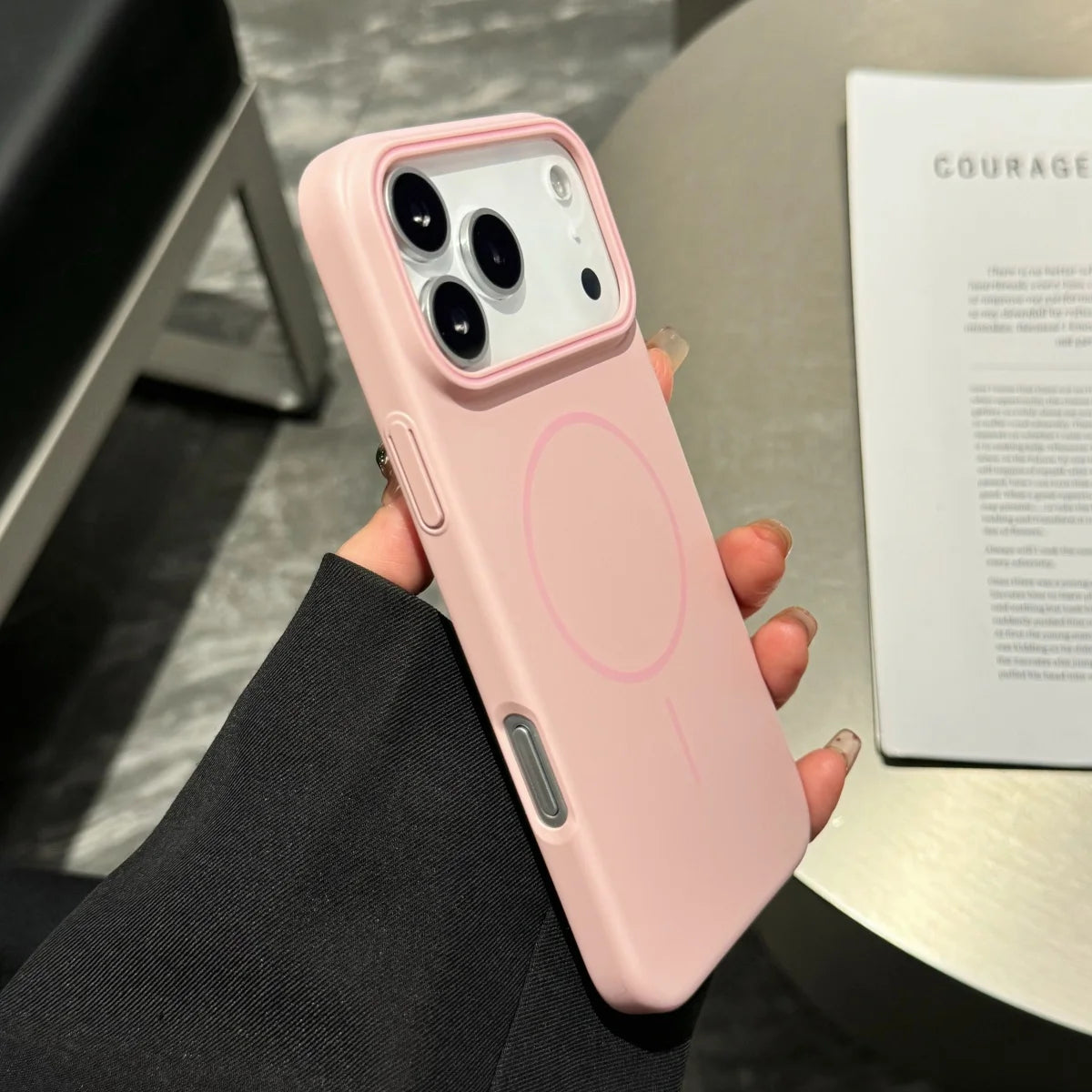 Ultra-thin Frosted Hard PC Magnetic Case For iPhone 17 Air 16 E 15 14 13 12 11 Pro Max Plus For Magsafe Shockproof Bumper Cover