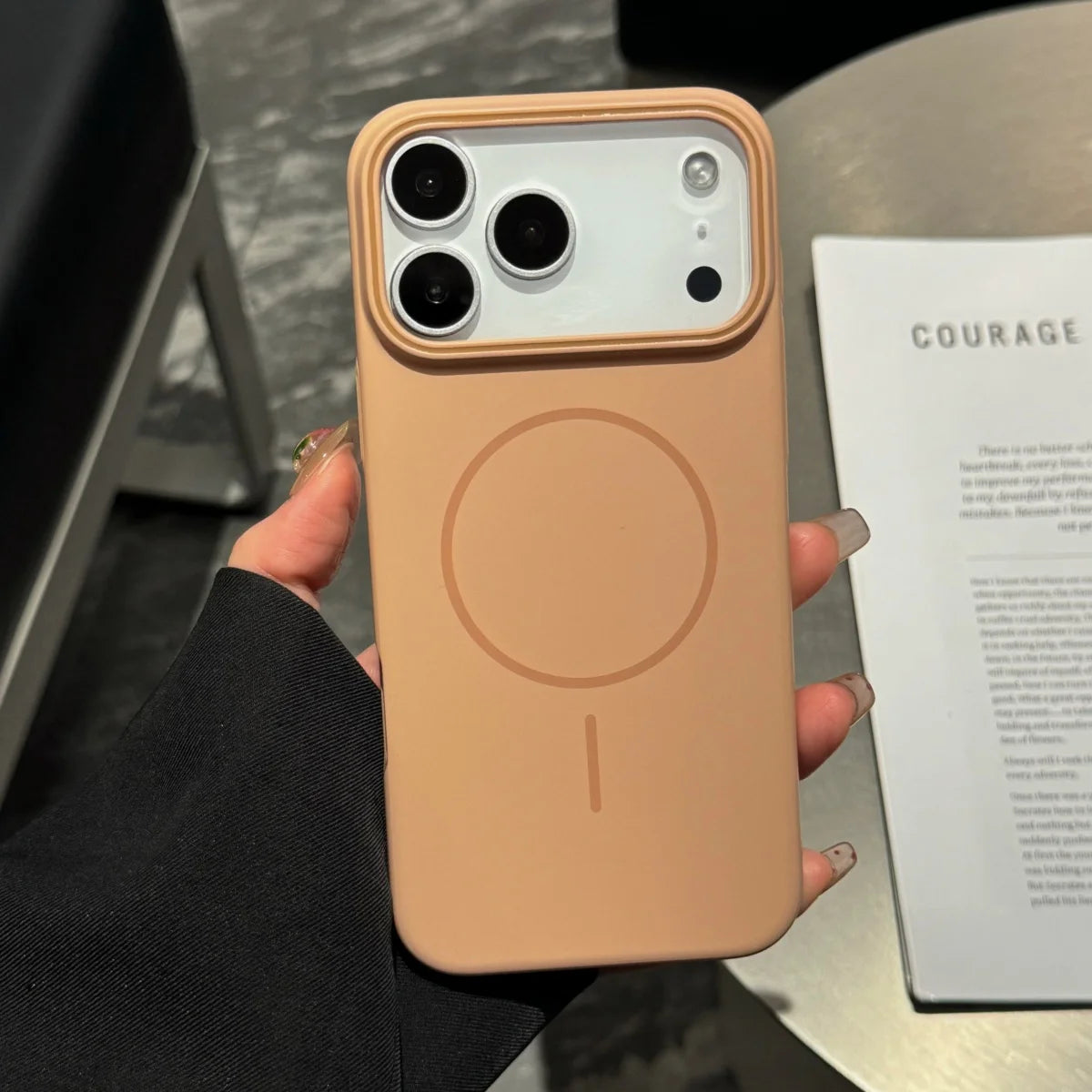 Ultra-thin Frosted Hard PC Magnetic Case For iPhone 17 Air 16 E 15 14 13 12 11 Pro Max Plus For Magsafe Shockproof Bumper Cover