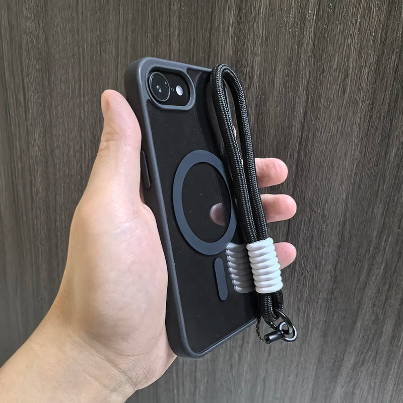 Luxury For Magsafe Transparent Case For iPhone 16E SE4 16 15 14 Plus 13 12 11 Pro Max Magnetic Wireless Charge Shockproof Cover