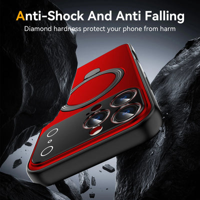 Luxury Folding Magnetic Stand Case For iPhone 17 Air 16 15 14 13 12 11 Pro Max Plus 16E XR For Magsafe Wireless Charging Cover