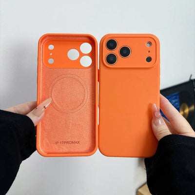 Original Liquid Silicone Magnetic Case For iPhone 17 Air 16 15 14 Plus 13 12 Pro Max For Magsafe Camera Protection Matte Cover