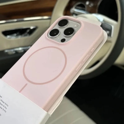 Luxury Liquid Silicone Case For iPhone 16E 16 15 14 Plus 13 12 Pro Max 11 for Magsafe Magnetic Wireless Charging Shockproof Capa