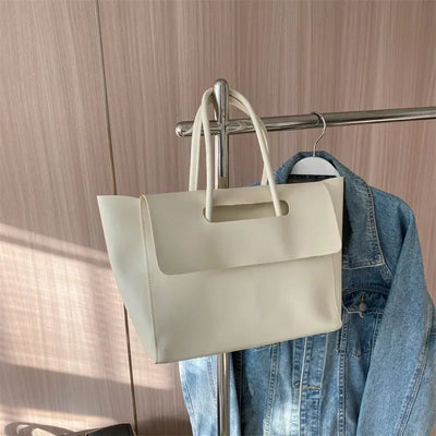 Fashion Women Shoulder Bags 2023 New Large Capacity Handbags Simple Retro Tote Bags Solid Color Famous Brand High Quality Bags