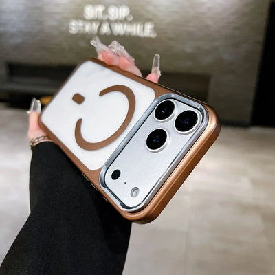 Luxury Nano Matte For Magsafe Phone Case For iPhone 17 Air 16 15 14 13 Pro Max Magnetic Wireless Charging Shockproof PC Cover