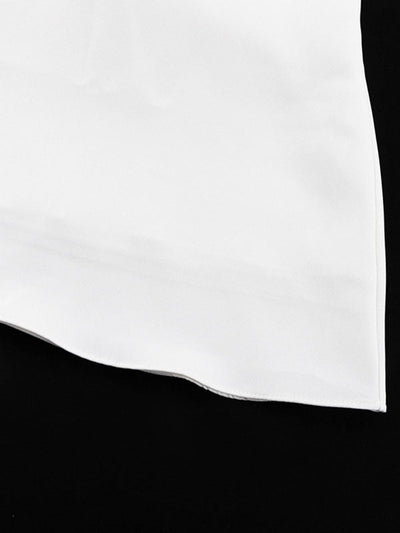 Flared Sleeves Skinny Gauze Pleated See-Through Solid Color Split-Joint Square-Neck Maxi Dresses