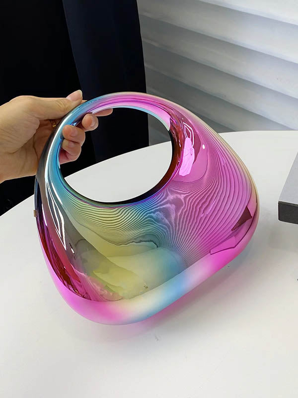 Geometric Shiny Handbags