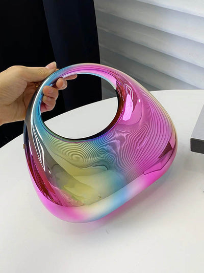 Geometric Shiny Handbags