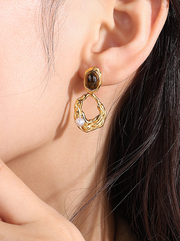 Geometric Drop Earrings