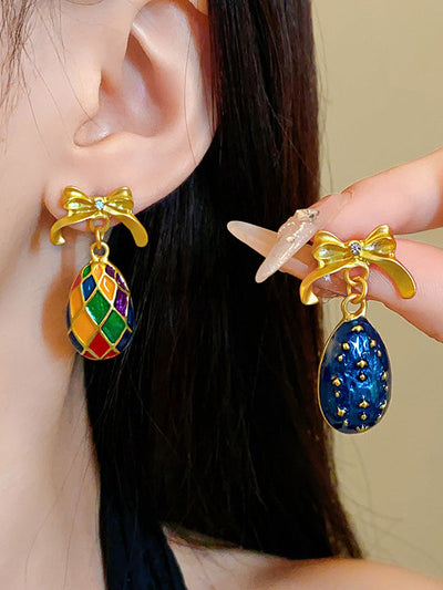 Geometric Drop Earrings