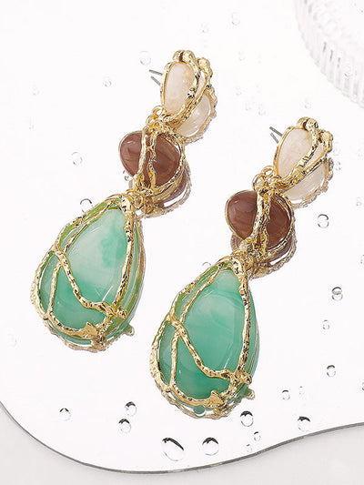 Geometric Drop Earrings