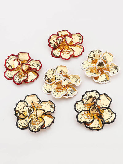 Flower Shape Drop Earrings