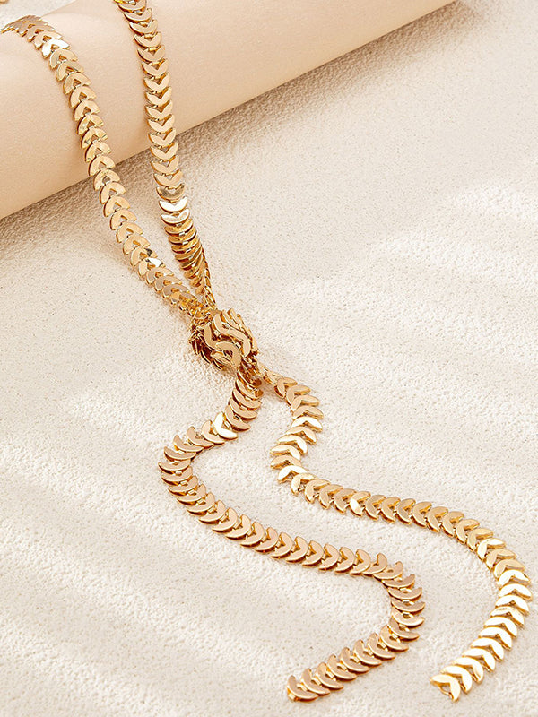 Geometric Knot Necklaces Accessories