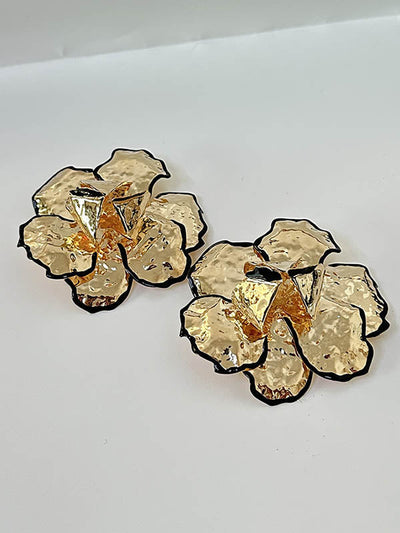 Flower Shape Geometric Earrings Accessories