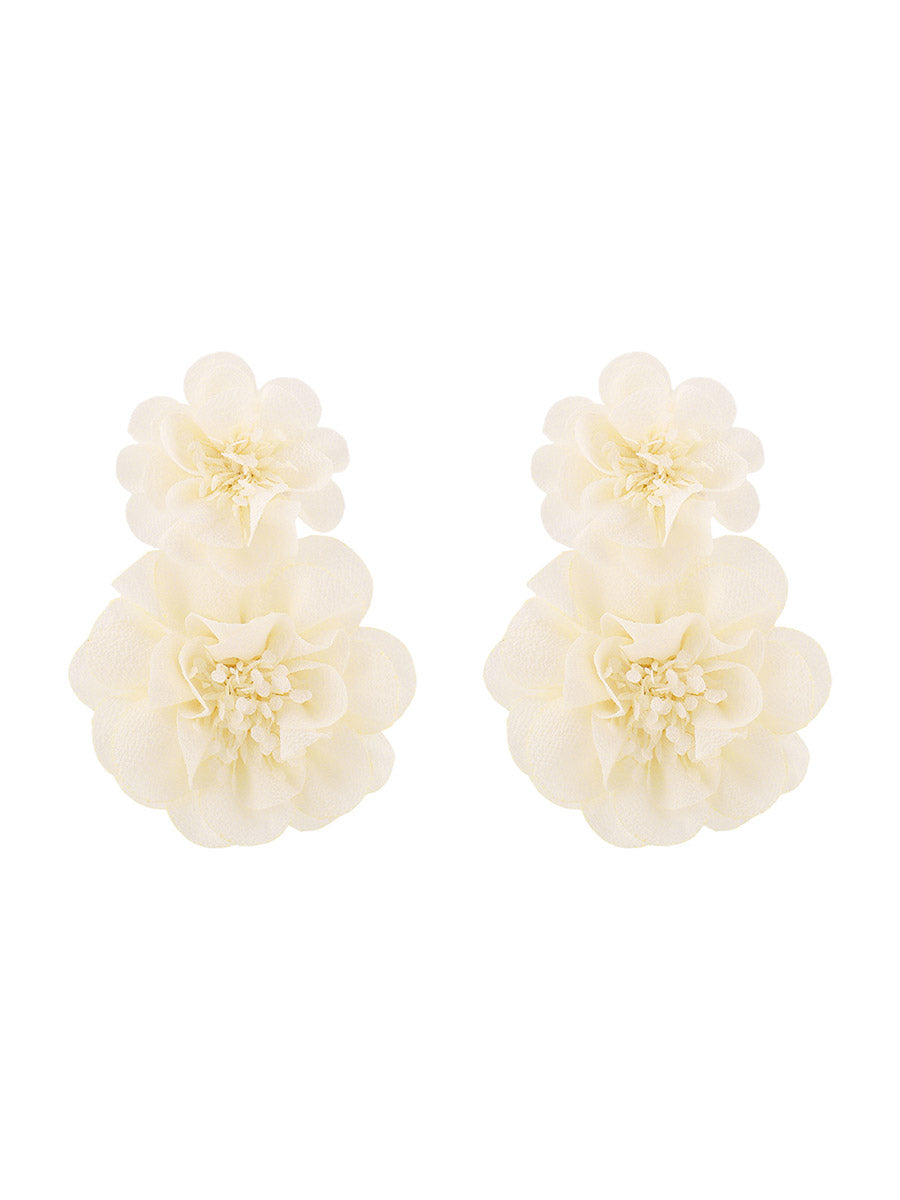 Flower Shape Split-Joint Earrings Accessories