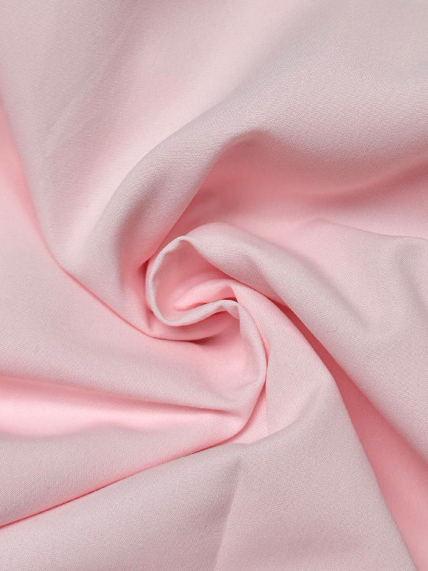 A-Line Long Sleeves Layered Pleated Pockets Solid Color Split-Joint Lapel Midi Dresses Shirt Dress