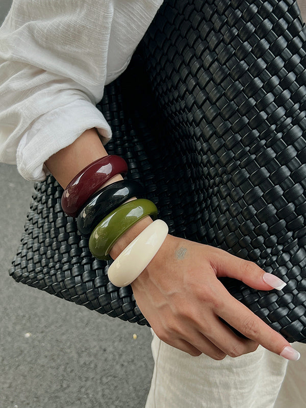 Geometric Shiny Bracelet Accessories Rings Accessories