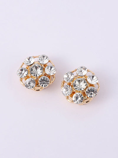 Detachable Rhine Stones Cufflink Accessories