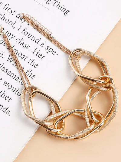 Chains Geometric Solid Color Necklaces Accessories