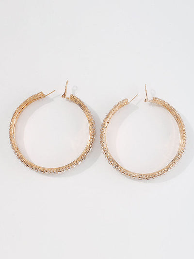 Rhinestone Ear-Ring Earrings Accessories
