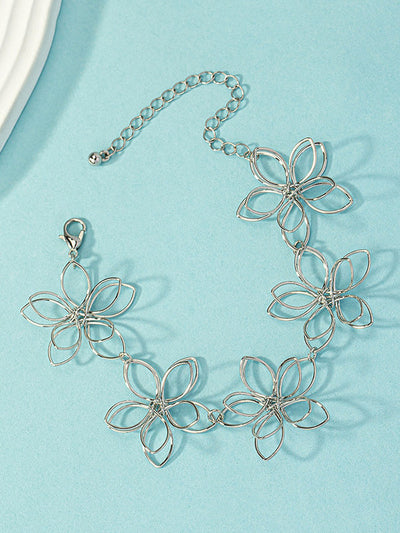 Flower Shape Hollow Bracelet Accessories