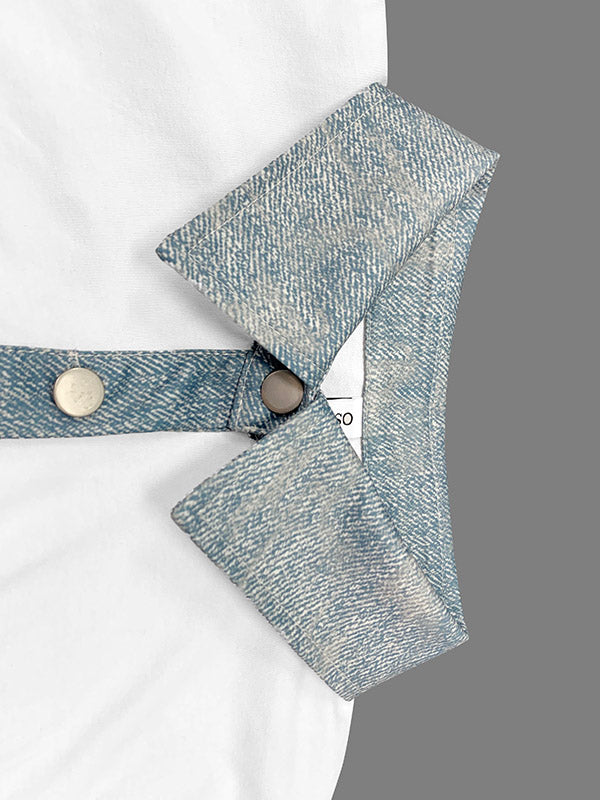 Long Sleeves Skinny Buttoned Split-Joint Lapel Blouses&Shirts Tops