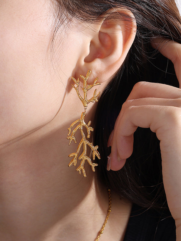 Geometric Drop Earrings