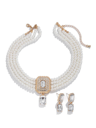 Geometric Drop Earrings Necklaces Accessories