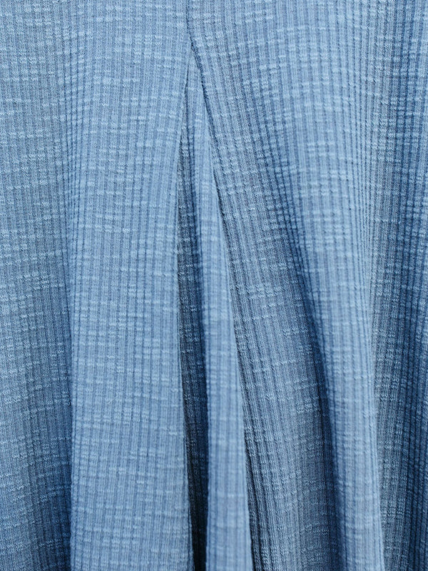 Loose Sleeveless Pleated Solid Color V-Neck Vest Top