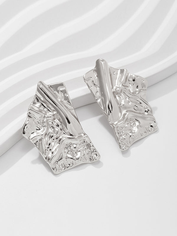 Normcore Geometric Drop Earrings